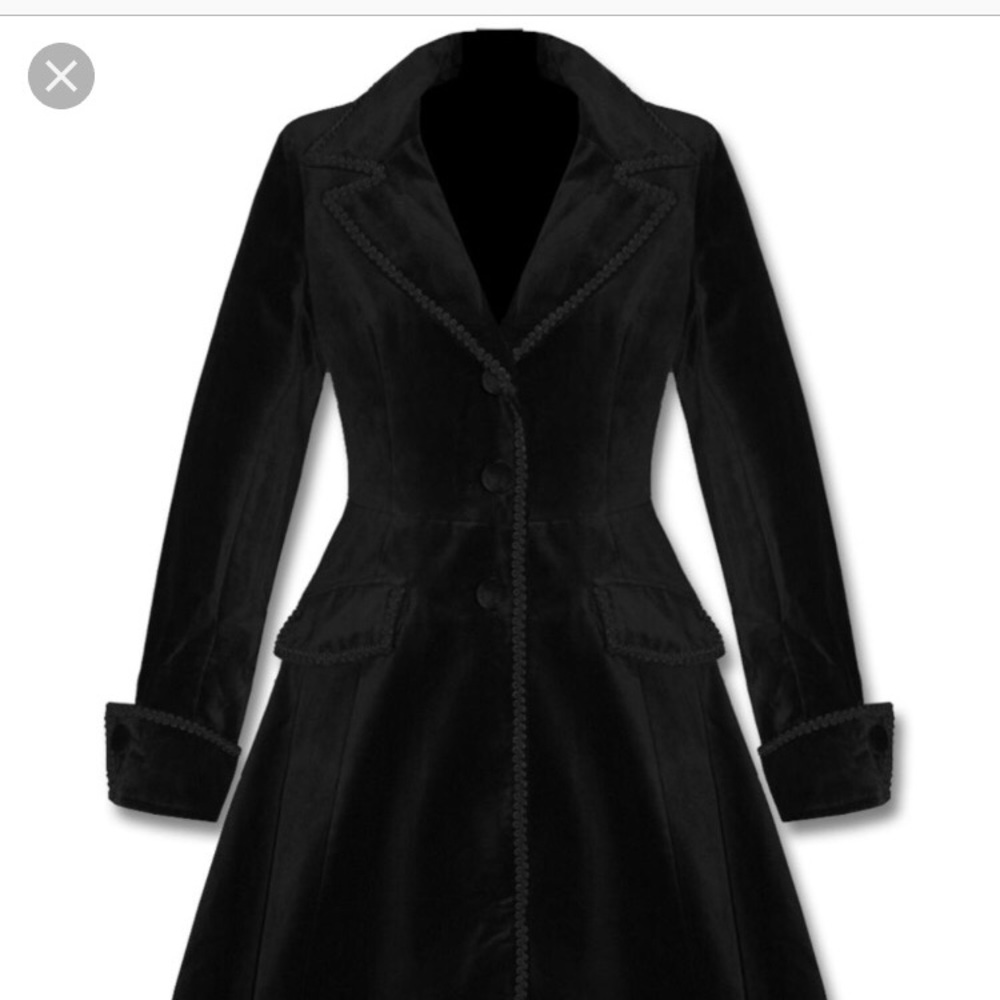 Black Victorian frock coat NWOT